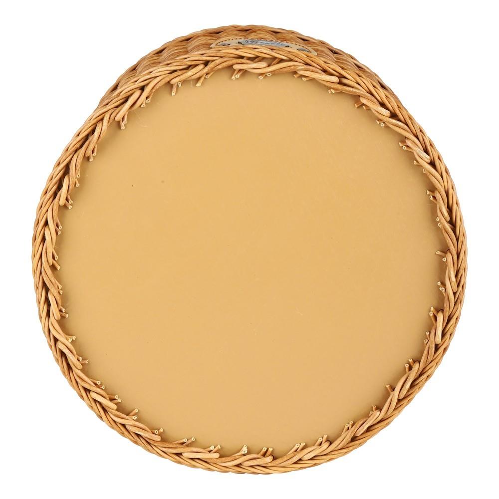 ตะกร้ากลมมีหู MONARCH 27x27x26 ซม. สีน้ำตาล