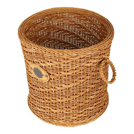 ตะกร้ากลมมีหู MONARCH 27x27x26 ซม. สีน้ำตาล_1