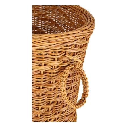 ตะกร้ากลมมีหู MONARCH 27x27x26 ซม. สีน้ำตาล_2