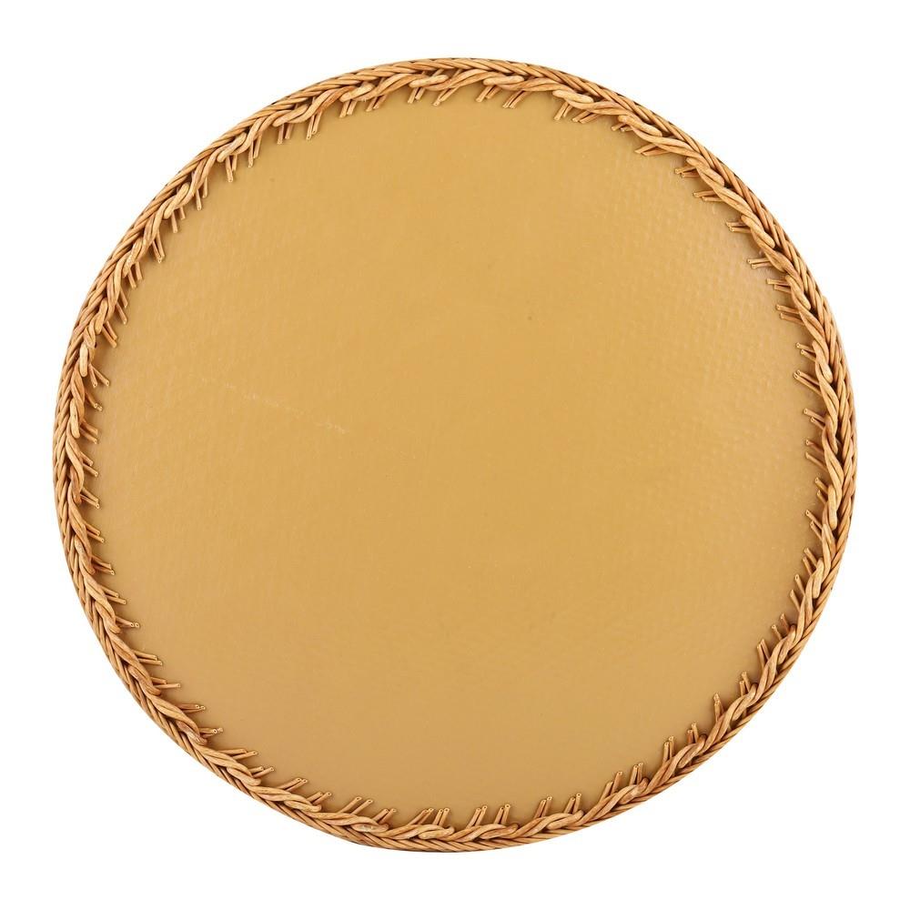 ตะกร้ากลมมีหู MONARCH 37x37x31 ซม. สีน้ำตาล