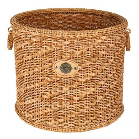 ตะกร้ากลมมีหู MONARCH 37x37x31 ซม. สีน้ำตาล