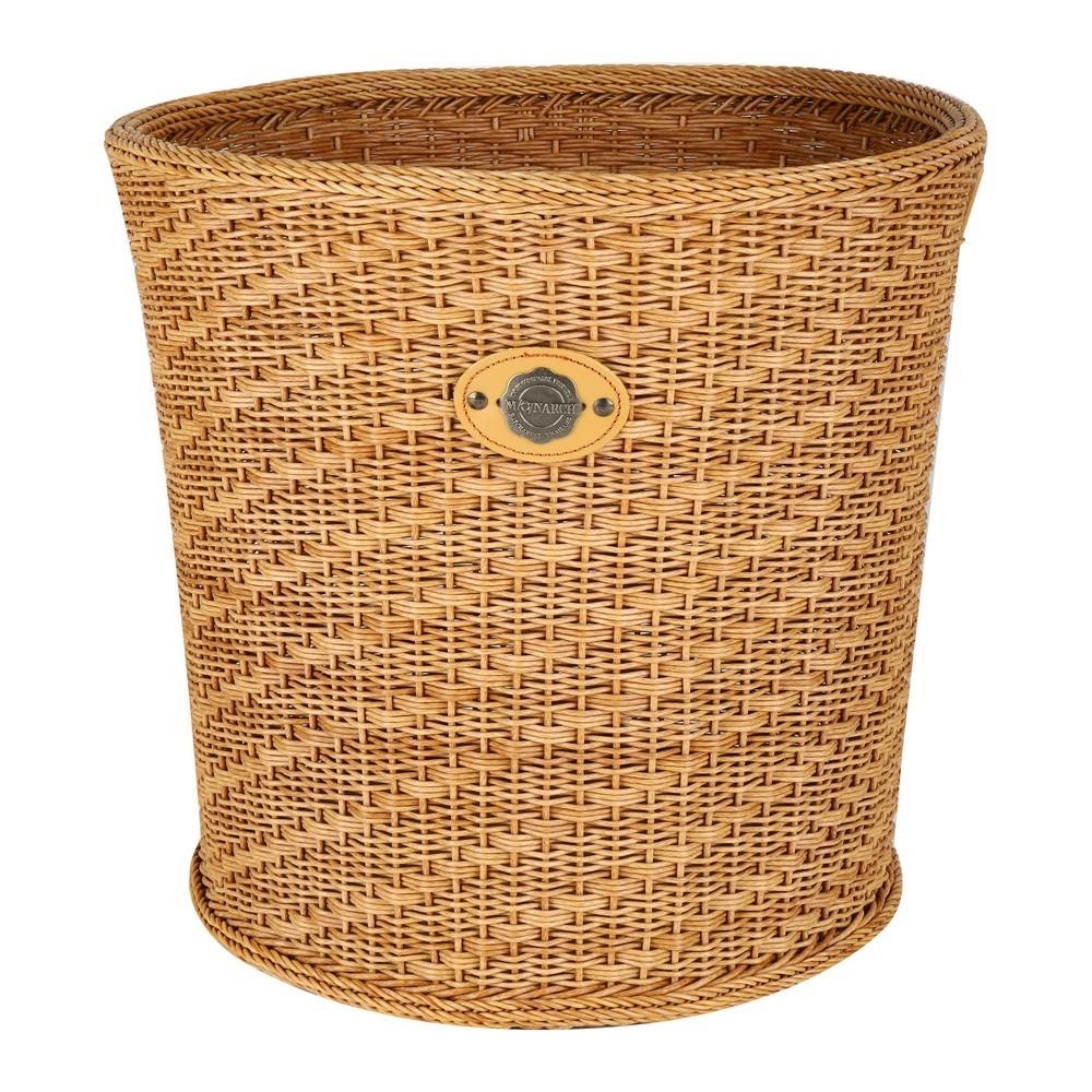 ตะกร้าผ้าทรงD MONARCH 42x40 ซม. ธรรมชาติ