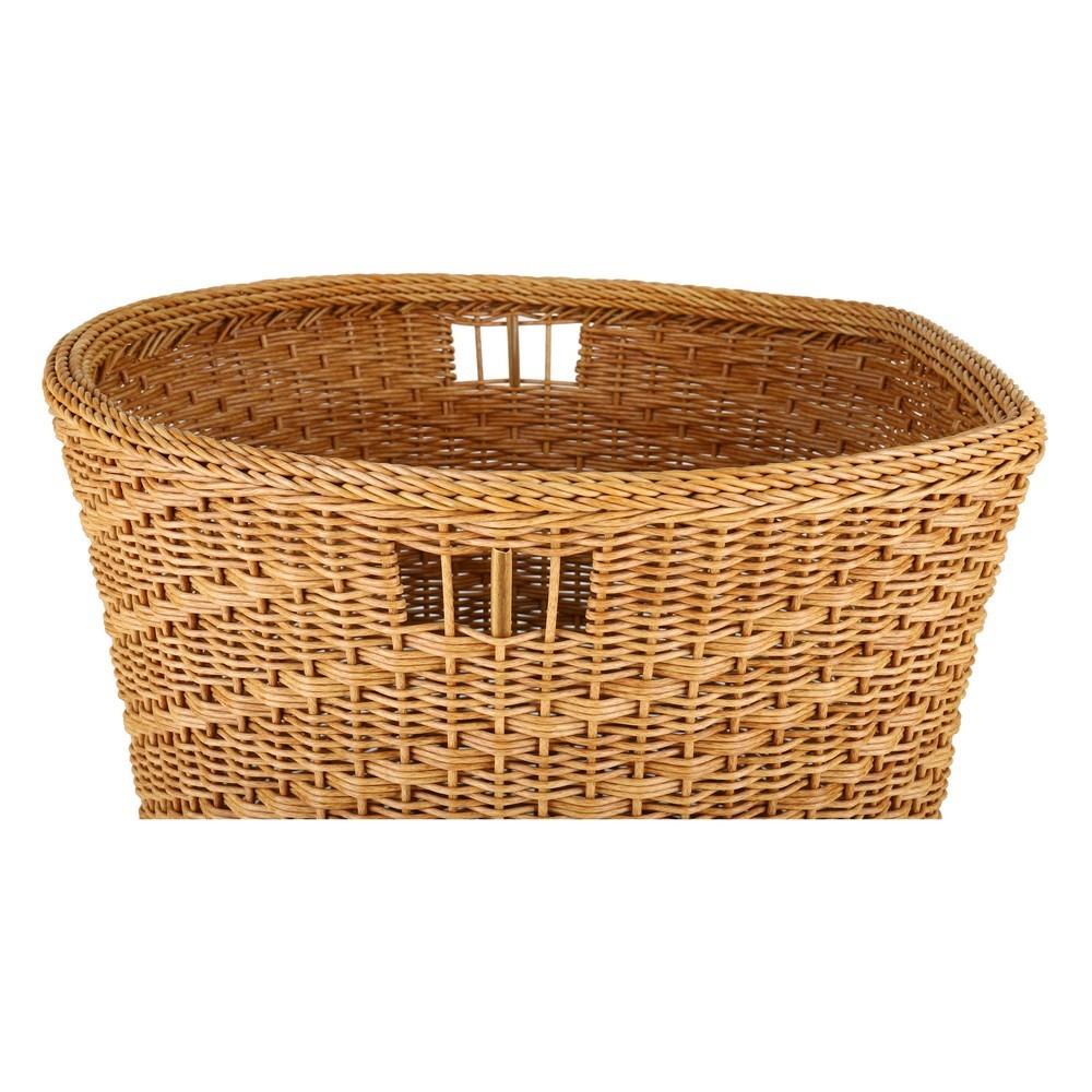 ตะกร้าผ้าทรงD MONARCH 42x40 ซม. ธรรมชาติ