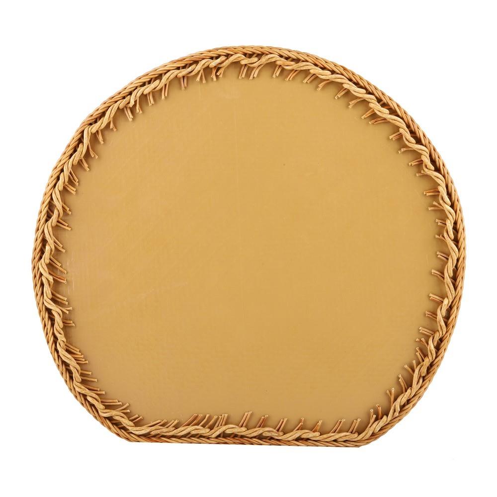 ตะกร้าผ้าทรงD MONARCH 42x40 ซม. ธรรมชาติ