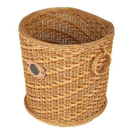 ตะกร้าทรง D มีหู MONARCH 27x25x26 ซม. สีน้ำตาล_1