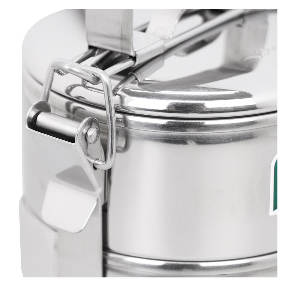 ปิ่นโตสเตนเลส 10 ซม. กลม 2ชั้น SEAGULL