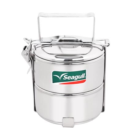 ปิ่นโตสเตนเลส 10 ซม. กลม 2ชั้น SEAGULL_0