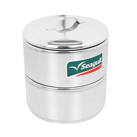 ปิ่นโตสเตนเลส 10 ซม. กลม 2ชั้น SEAGULL_2