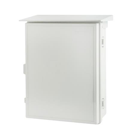 ตู้กันน้ำมีหลังคา ฝาทึบ RACER EER03 13x17 นิ้ว สีเทา