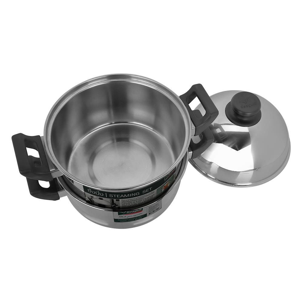 หม้อซึ้ง SEAGULL 24 ซม. ชุด 3 ชิ้น