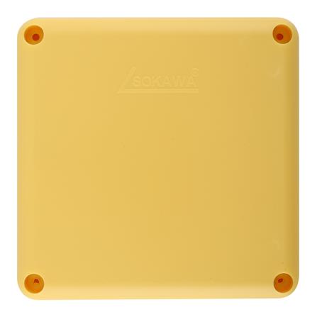 กล่องกันน้ำ SOKAWA 4x4 นิ้ว สีเหลือง_1