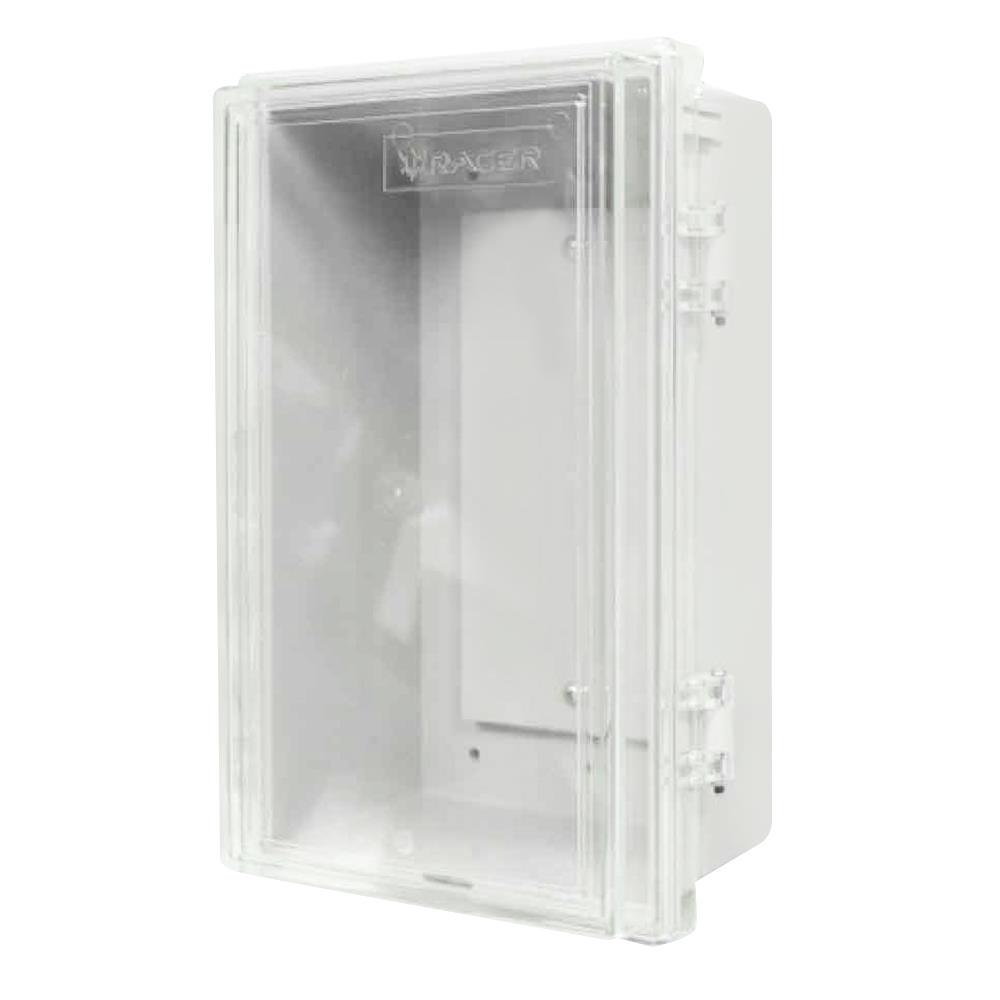 ตู้กันน้ำฝาใส RACER EPE02-TC  11x12 นิ้ว สีเทา