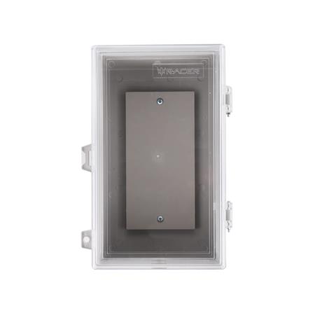 ตู้กันน้ำฝาใส RACER EE01-TC 7x 12 นิ้ว สีเทา