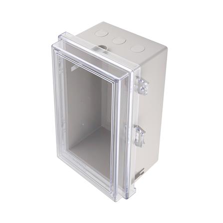 ตู้กันน้ำฝาใส RACER EE01-TC 7x 12 นิ้ว สีเทา_1