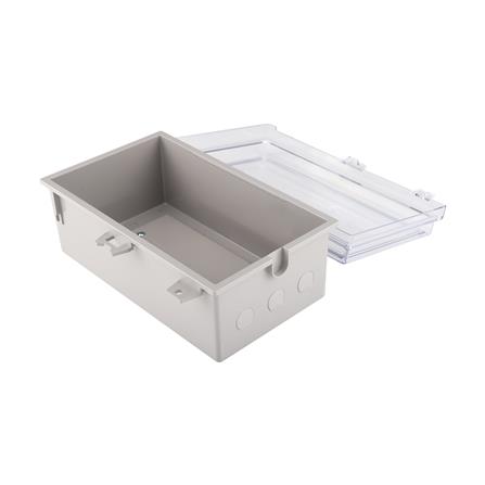 ตู้กันน้ำฝาใส RACER EE01-TC 7x 12 นิ้ว สีเทา_2