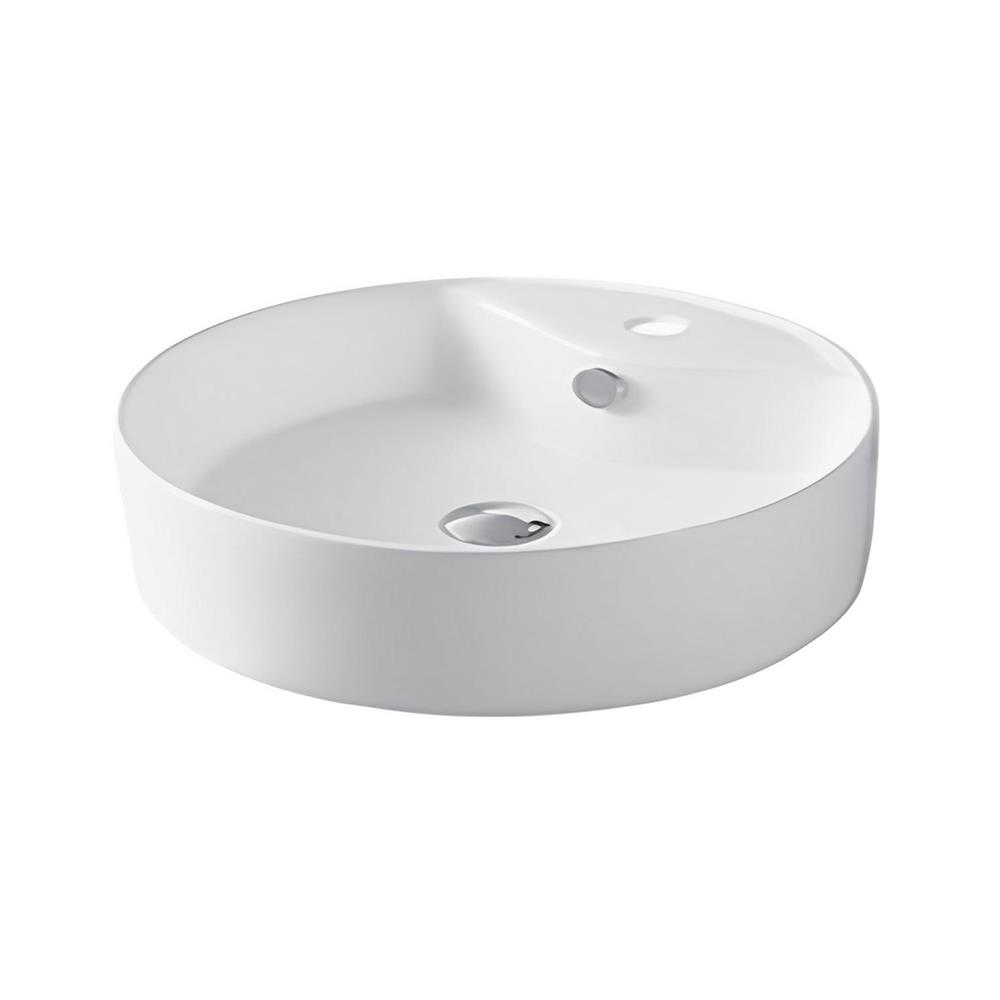 อ่างล้างหน้าแบบวางบนเคาน์เตอร์ MOYA LX-5002A สีขาว