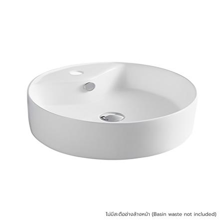 อ่างล้างหน้าแบบวางบนเคาน์เตอร์ MOYA LX-5002A สีขาว