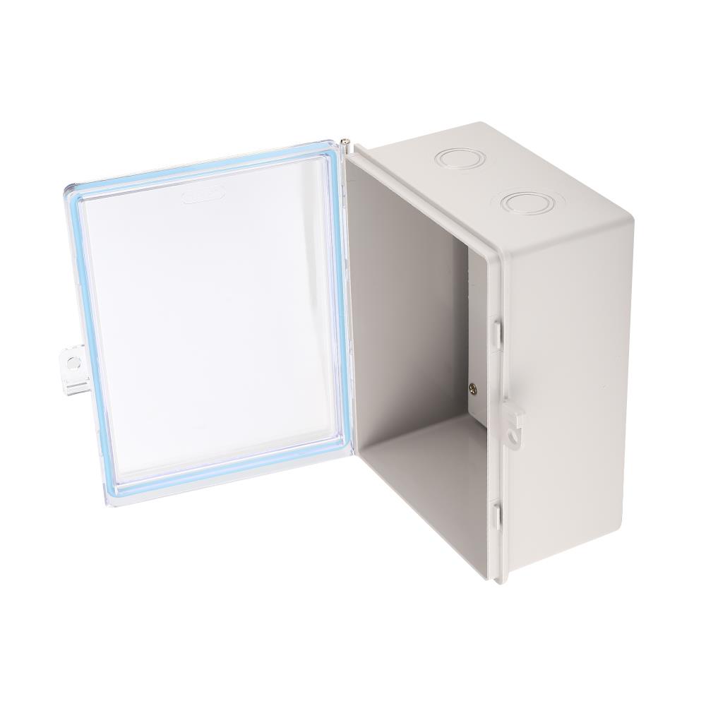 ตู้กันน้ำฝาใส RACER EE001-G-TC 6x8 นิ้ว สีเทา