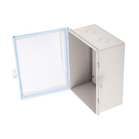 ตู้กันน้ำฝาใส RACER EE001-G-TC 6x8 นิ้ว สีเทา_2