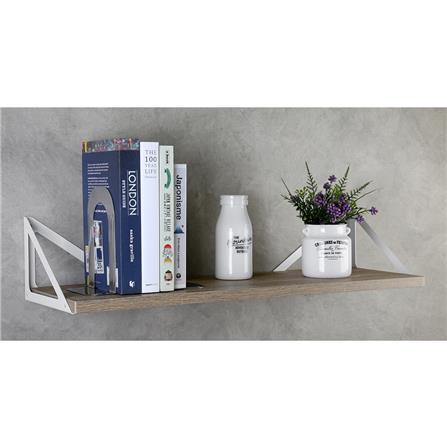 แขนรับชั้นเหล็ก STACKO TRIANGLE 19x12.5 ซม. สีขาว_3