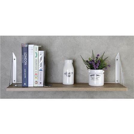 แขนรับชั้นเหล็ก STACKO TRIANGLE 19x12.5 ซม. สีขาว_5