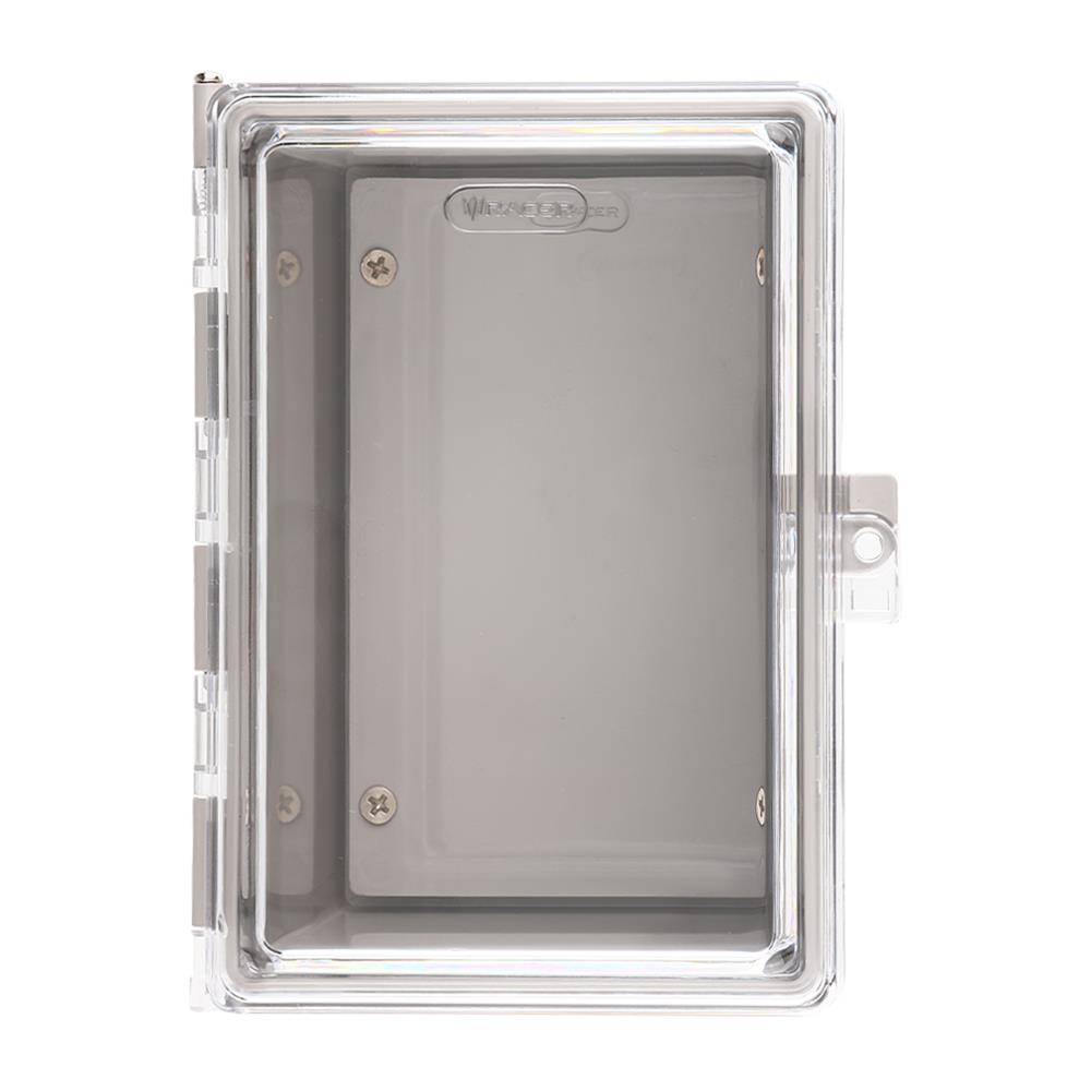 ตู้กันน้ำฝาใส RACER RCR000-TC 4x6 นิ้ว สีเทา