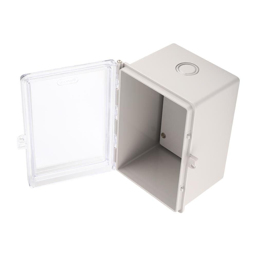 ตู้กันน้ำฝาใส RACER RCR000-TC 4x6 นิ้ว สีเทา