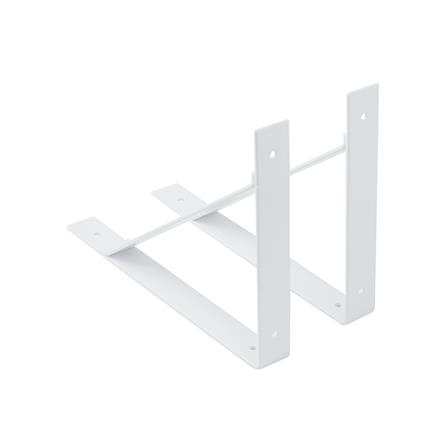 แขนรับชั้นเหล็ก STACKO BASIC L 25x18 ซม. สีขาว_1