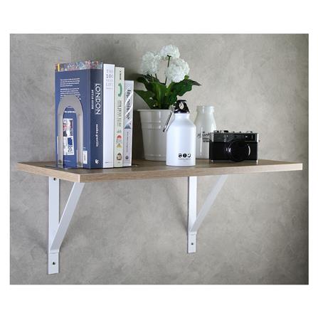 แขนรับชั้นเหล็ก STACKO BASIC L 25x18 ซม. สีขาว_3