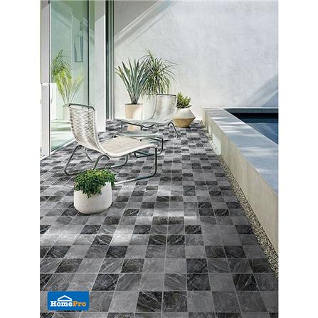 กระเบื้องพื้นพอร์ซเลน  16x16 นิ้ว COTTO ไพโรไมต์ เทา PM_3