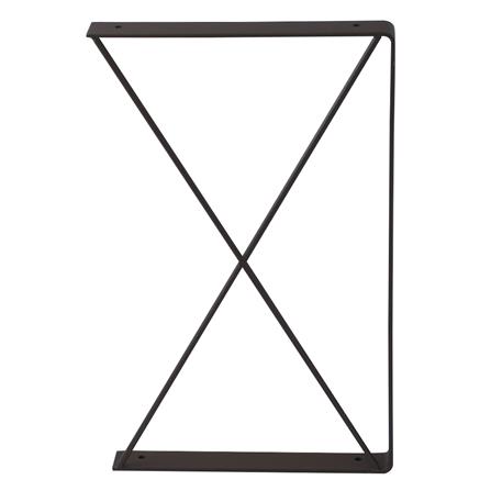 แขนรับชั้นเหล็ก 2 ชั้น STACKO CROSS 32.5x20 ซม. สีน้ำตาล_0