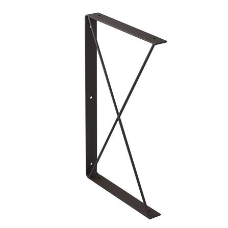 แขนรับชั้นเหล็ก 2 ชั้น STACKO CROSS 32.5x20 ซม. สีน้ำตาล_1