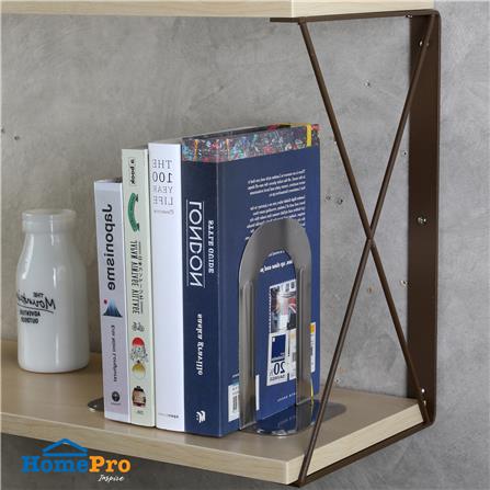 แขนรับชั้นเหล็ก 2 ชั้น STACKO CROSS 32.5x20 ซม. สีน้ำตาล_4