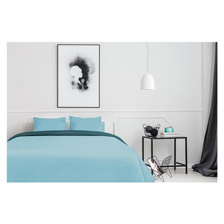 ชุดผ้าปูที่นอน 6 ฟุต 3 ชิ้น SYNDA PLENARY สีฟ้า