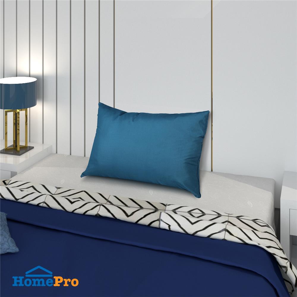 หมอนหนุน ใยสังเคราะห์ HOME LIVING STYLE 19x29 นิ้ว สีกรมท่า