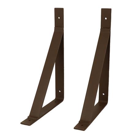 แขนรับชั้นเหล็ก STACKO BASIC L 25x18 ซม. สีน้ำตาล