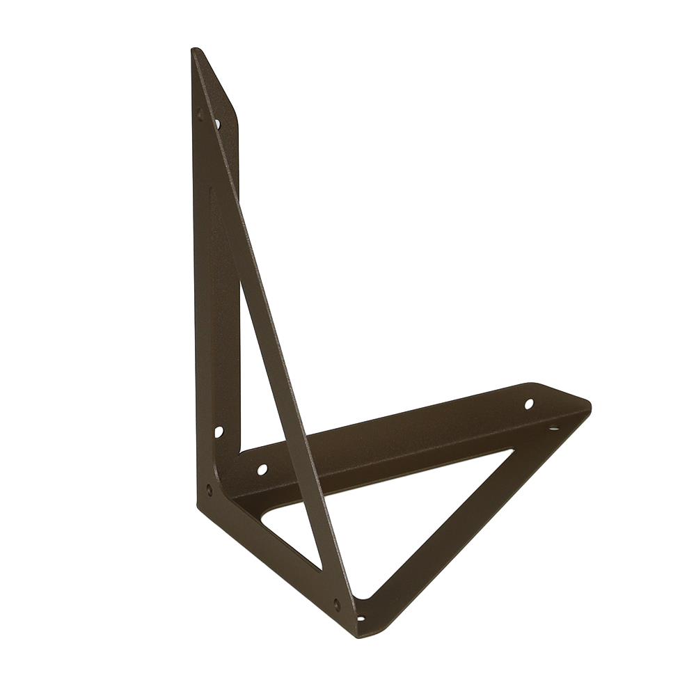 แขนรับชั้นเหล็ก STACKO TRIANGLE 19x12.5 ซม. สีน้ำตาล