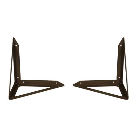 แขนรับชั้นเหล็ก STACKO TRIANGLE 19x12.5 ซม. สีน้ำตาล