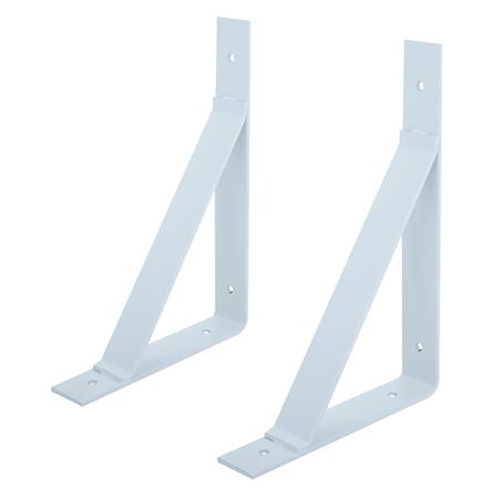 แขนรับชั้นเหล็ก STACKO BASIC S 20x14 ซม. สีขาว