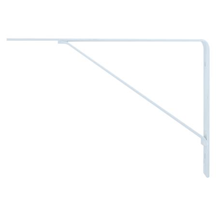 แขนรับชั้นเหล็ก STACKO BASIC S 20x14 ซม. สีขาว_1