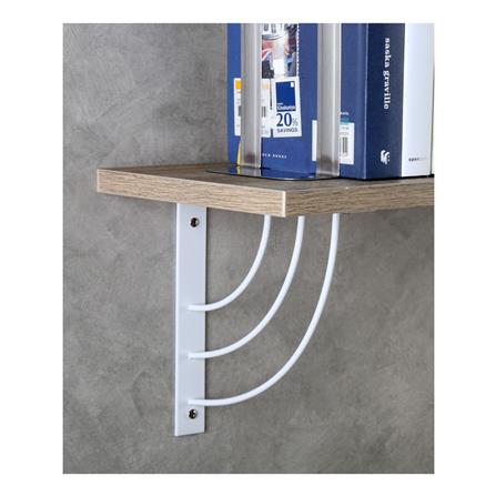 แขนรับชั้นเหล็ก STACKO TRIPLE ARC 18x18 ซม. สีขาว_2