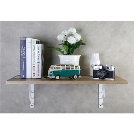 แขนรับชั้นเหล็ก STACKO TRIPLE ARC 18x18 ซม. สีขาว_4