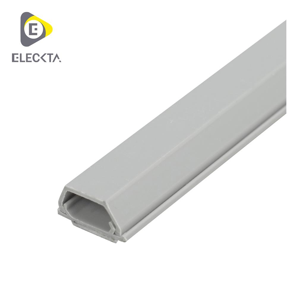 รางโทรศัพท์ ELECKTA 25x10 มม. 2 เมตร. สีเทา