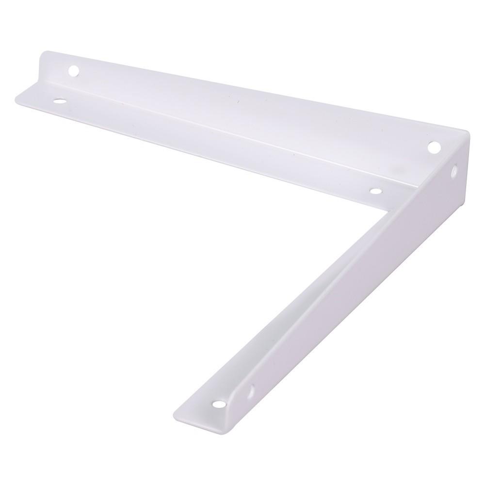 แขนรับชั้นเหล็ก STACKO FLAT 18x3 ซม. สีขาว