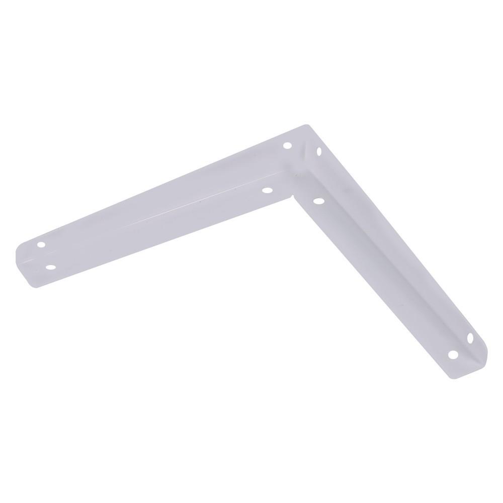 แขนรับชั้นเหล็ก STACKO FLAT 18x3 ซม. สีขาว