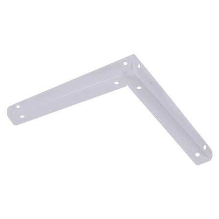 แขนรับชั้นเหล็ก STACKO FLAT 18x3 ซม. สีขาว_2