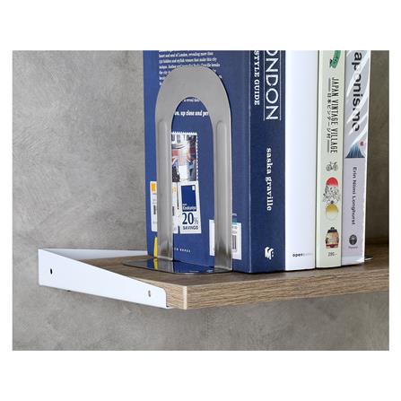 แขนรับชั้นเหล็ก STACKO FLAT 18x3 ซม. สีขาว_4