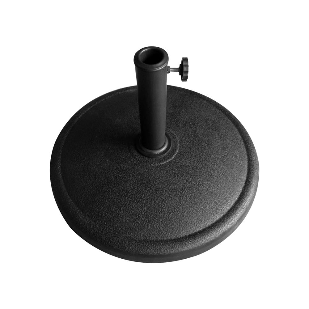 แท่นขาตั้งร่มโพลีเรซิน 19KG SPRING สีดำ