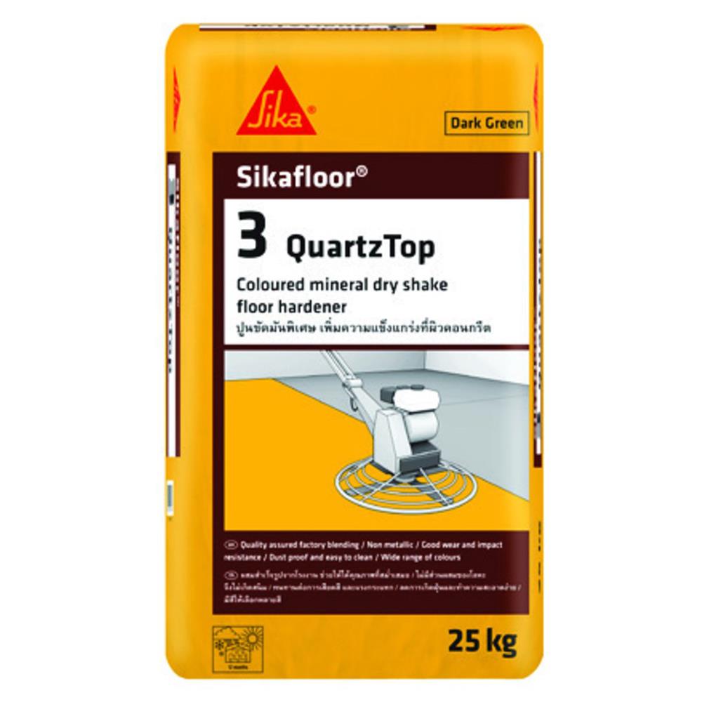 ซีเมนต์ขัดผิวแกร่ง SIKA 3 QUARTZ 25 กก. สีเทา