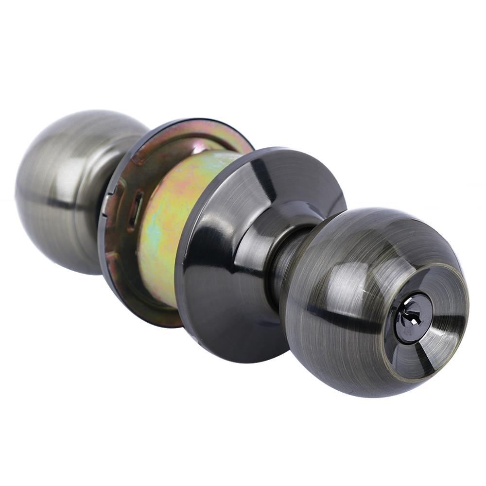 ลูกบิดประตู หัวกลม HAFELE 489.93.143 สีทองเหลืองรมดำ